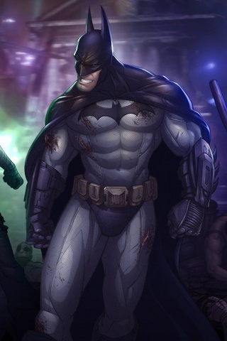 Fondo de pantalla Batman, Arkham City 320x480