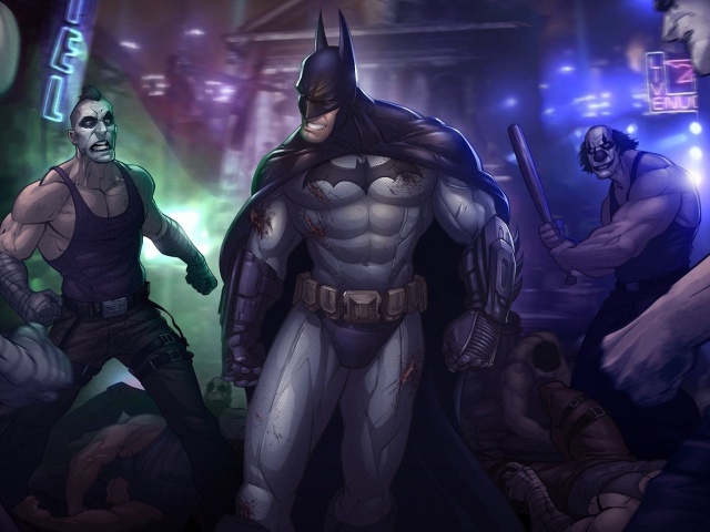 Das Batman, Arkham City Wallpaper 640x480