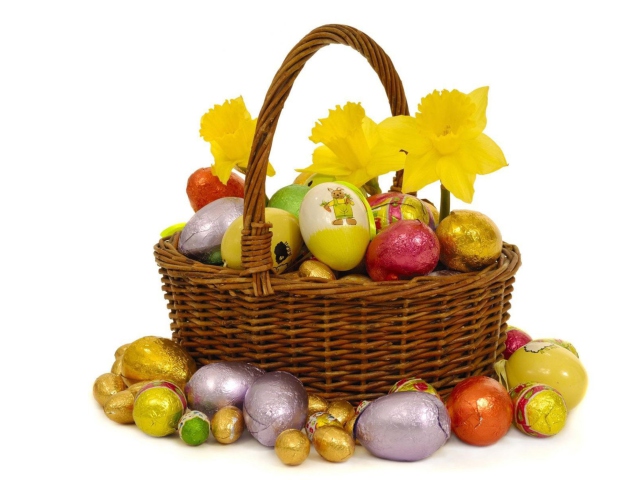 Das Easter Basket Wallpaper 640x480