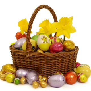 Easter Basket sfondi gratuiti per iPad mini