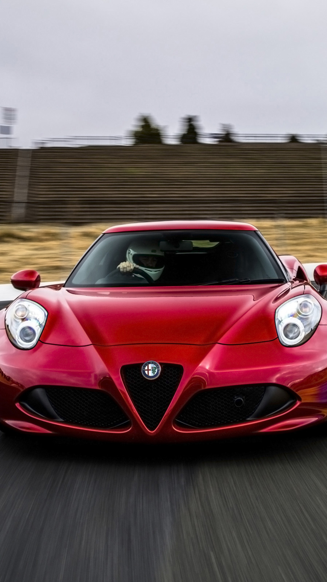 Обои Alfa Romeo 4C 1080x1920