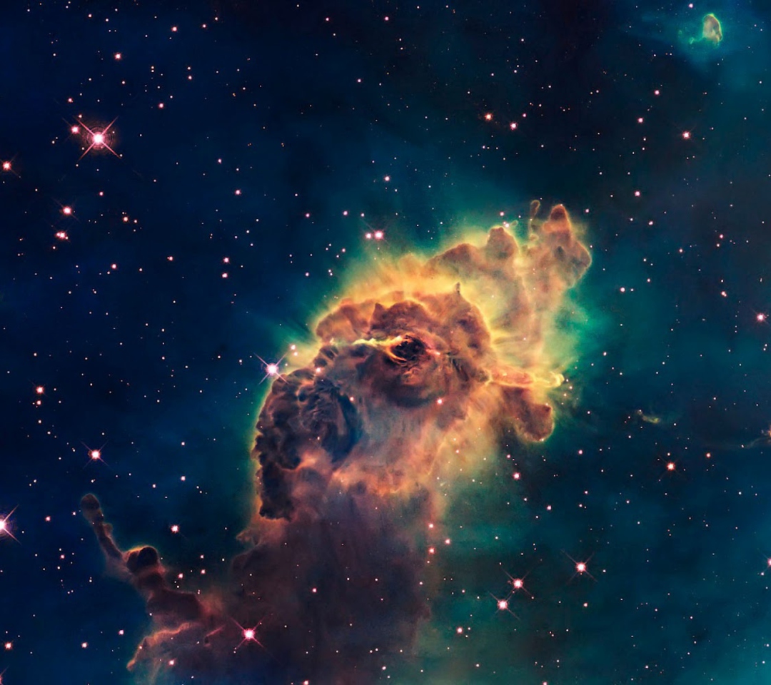 Das Space Galaxy Wallpaper 1080x960