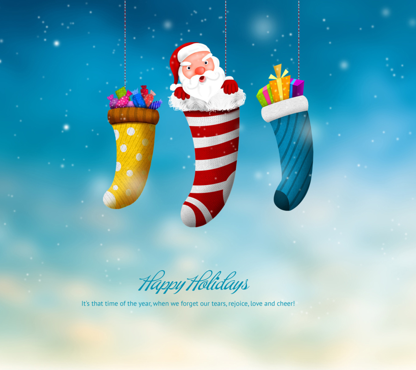 Fondo de pantalla Merry Christmas and Happy New Year 1440x1280