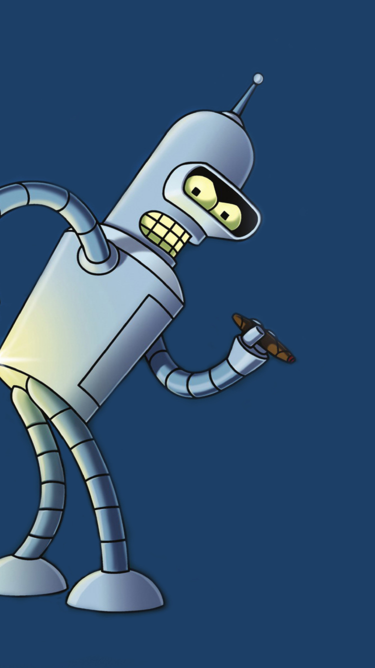 Bender Bending Rodriguez wallpaper 750x1334