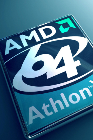 Fondo de pantalla AMD Athlon 64 X2 320x480