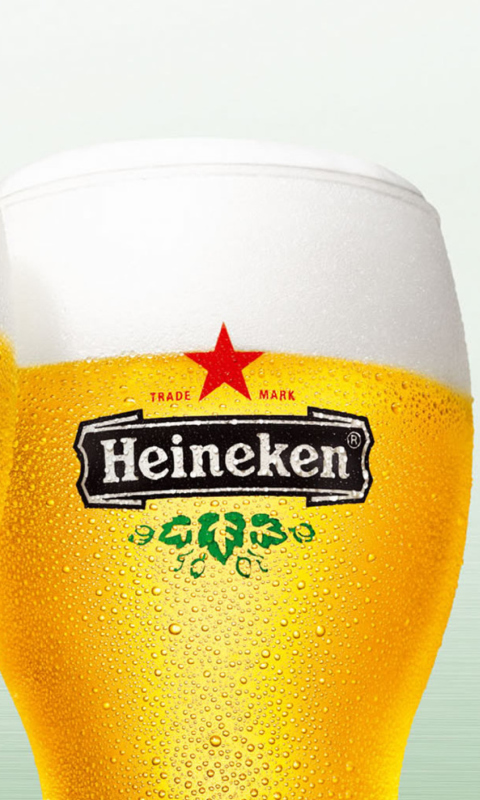 Fondo de pantalla Heineken Beer 480x800