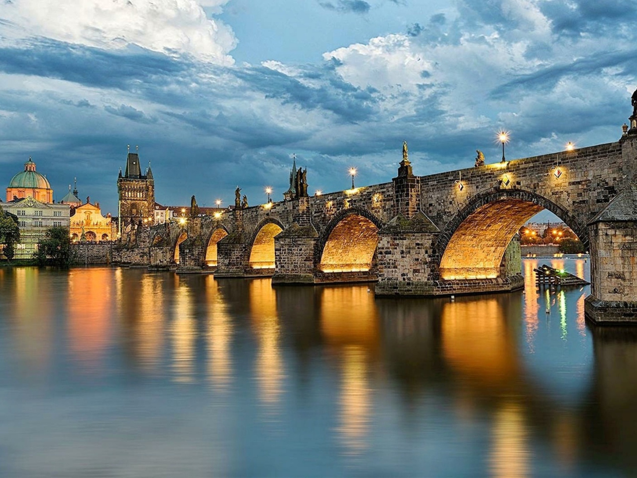 Обои Charles Bridge - Czech Republic 1280x960
