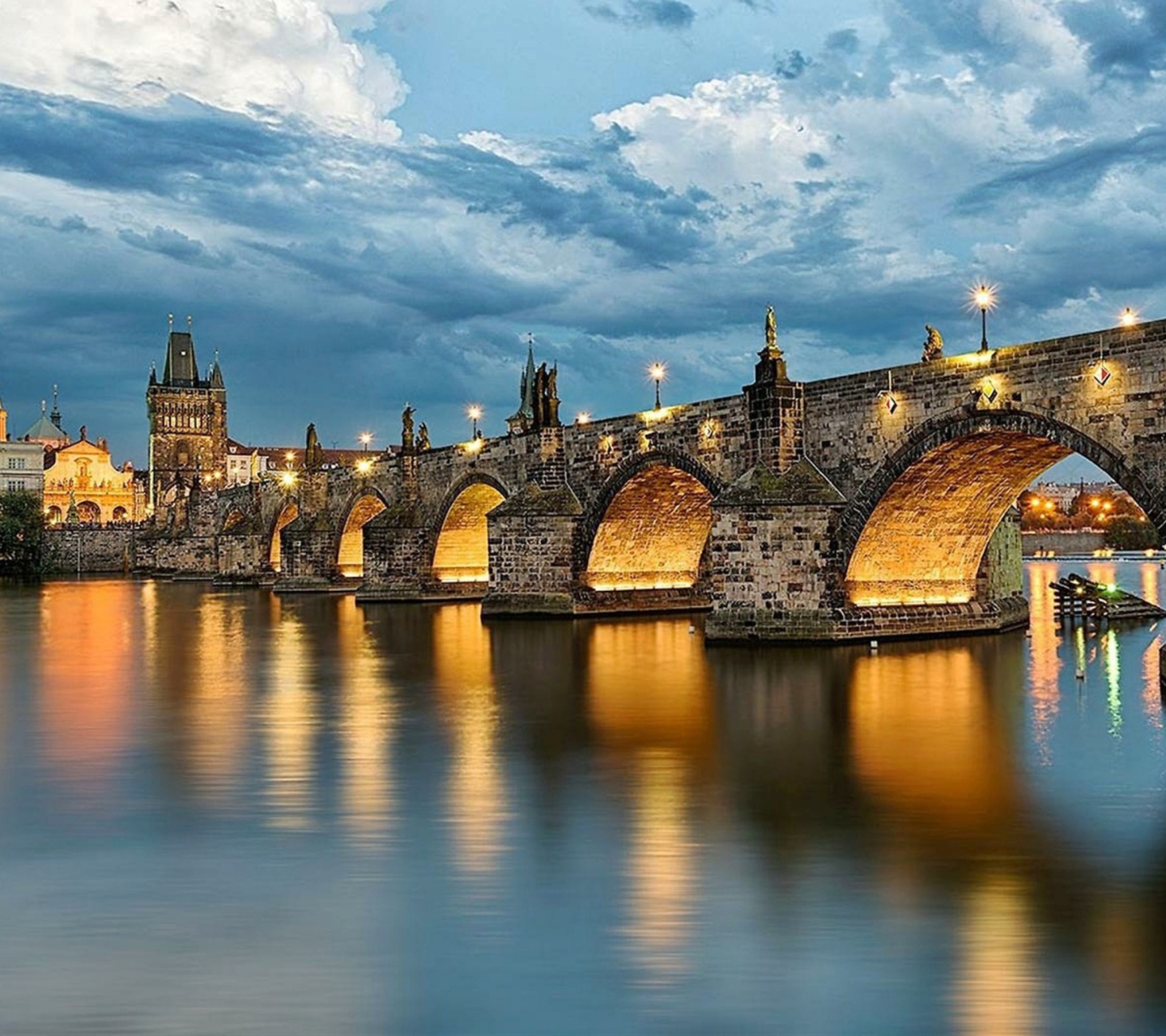 Обои Charles Bridge - Czech Republic 1440x1280