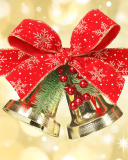 Christmas tree bell wallpaper 128x160