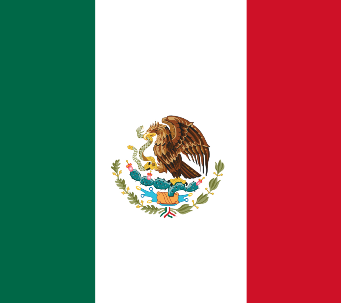 Mexican Flag wallpaper 1440x1280