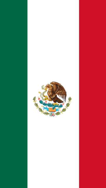 Das Mexican Flag Wallpaper 360x640