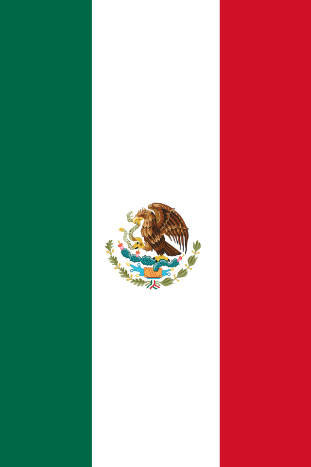 Mexican Flag wallpaper 640x960