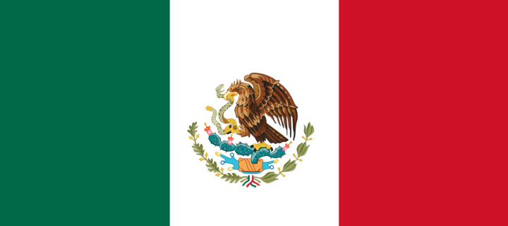 Mexican Flag wallpaper 720x320