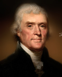 Fondo de pantalla Thomas Jefferson 128x160