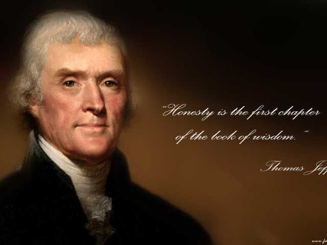 Fondo de pantalla Thomas Jefferson 640x480