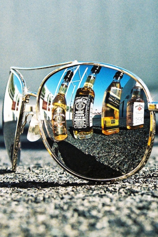 Sunglasses wallpaper 320x480