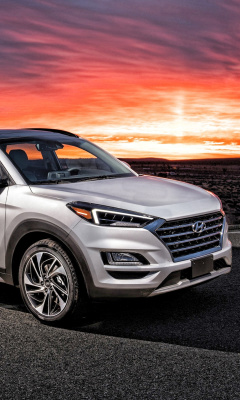 Das 2019 Hyundai Tucson Wallpaper 240x400