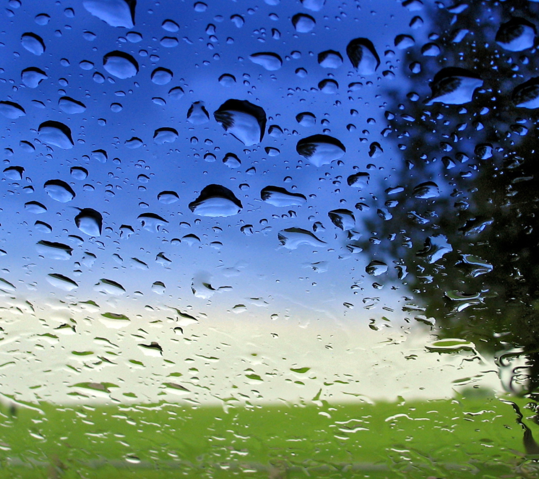 Raindrops wallpaper 1080x960