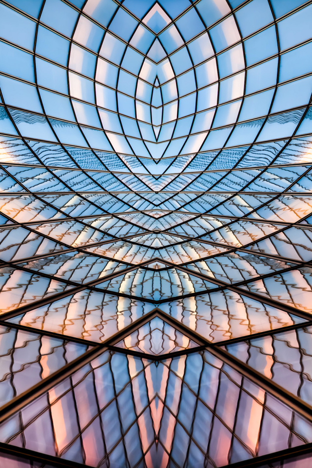 Das Stained glass Windows Wallpaper 640x960