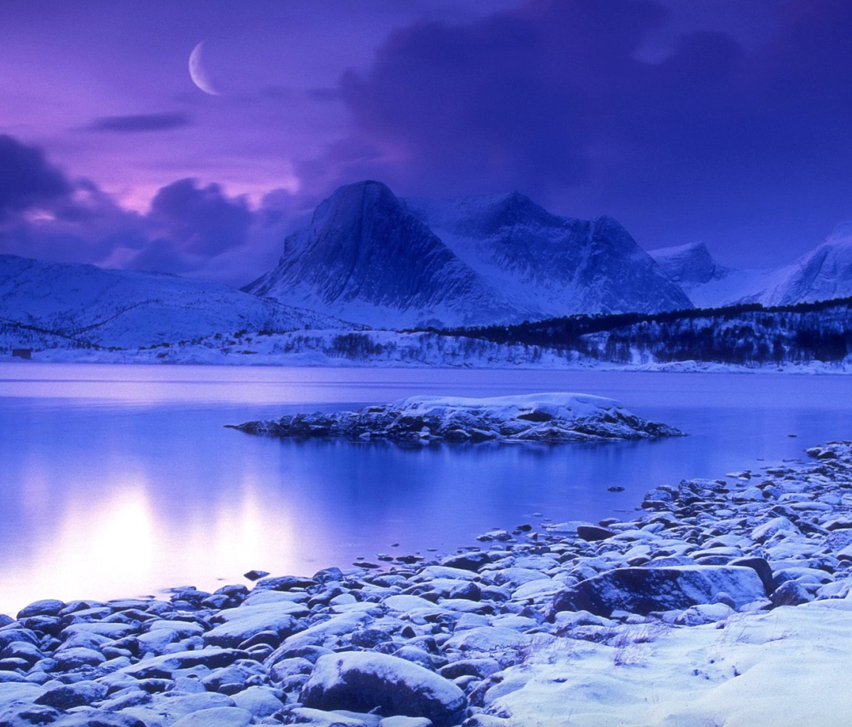 Fondo de pantalla Norway Country Cold Lake 1200x1024