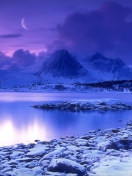 Das Norway Country Cold Lake Wallpaper 132x176