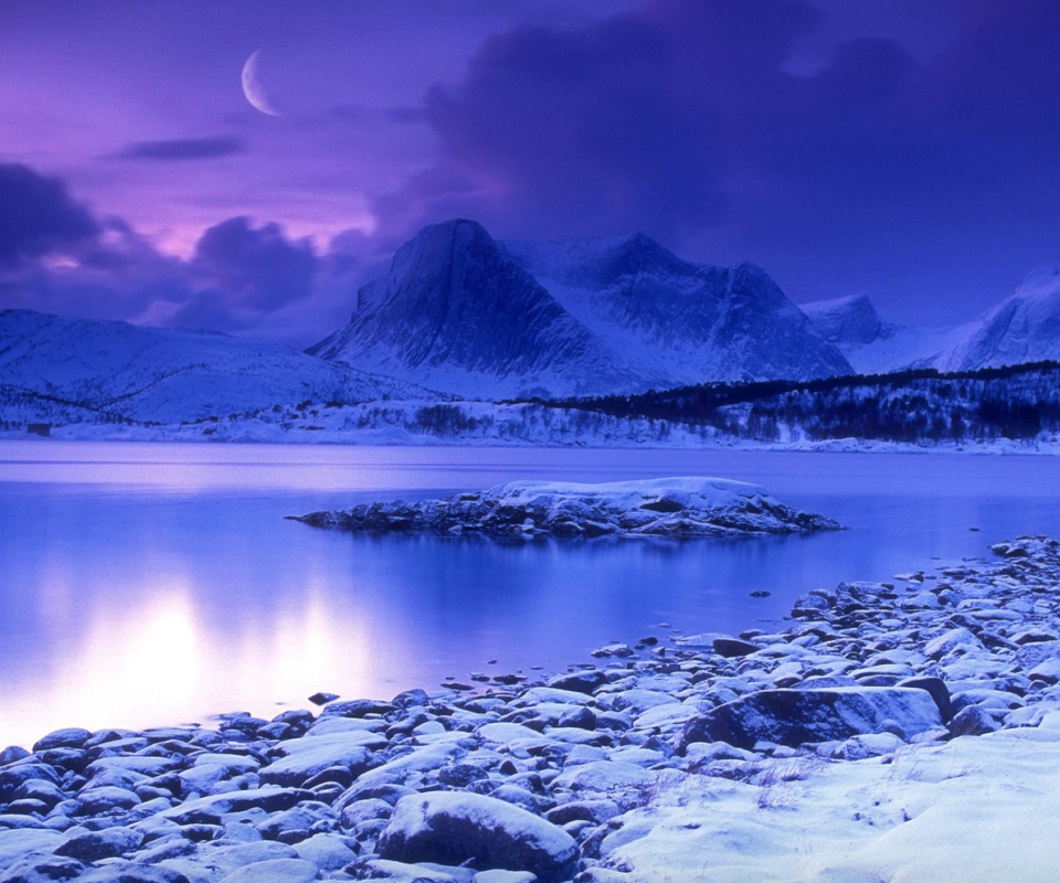 Fondo de pantalla Norway Country Cold Lake 960x800