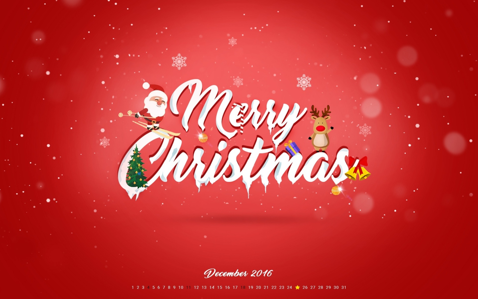 Screenshot №1 pro téma Merry Christmas Calendar 2016, 2017 1920x1200