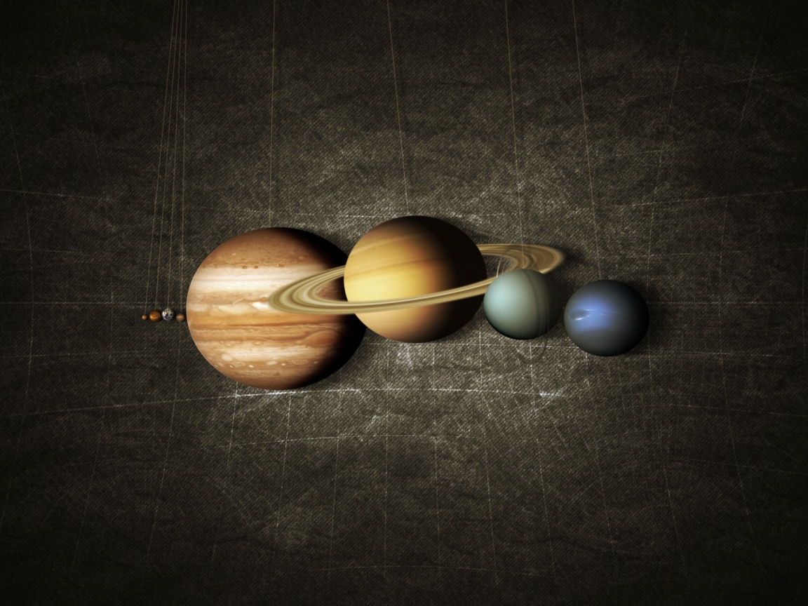 Planets wallpaper 1152x864