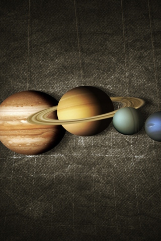 Das Planets Wallpaper 320x480