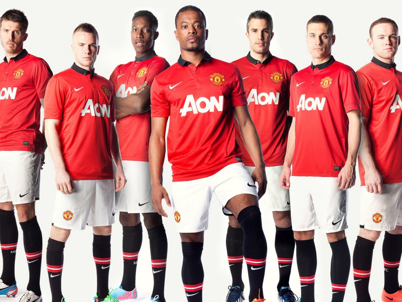Fondo de pantalla Manchester United Team 2013 1280x960