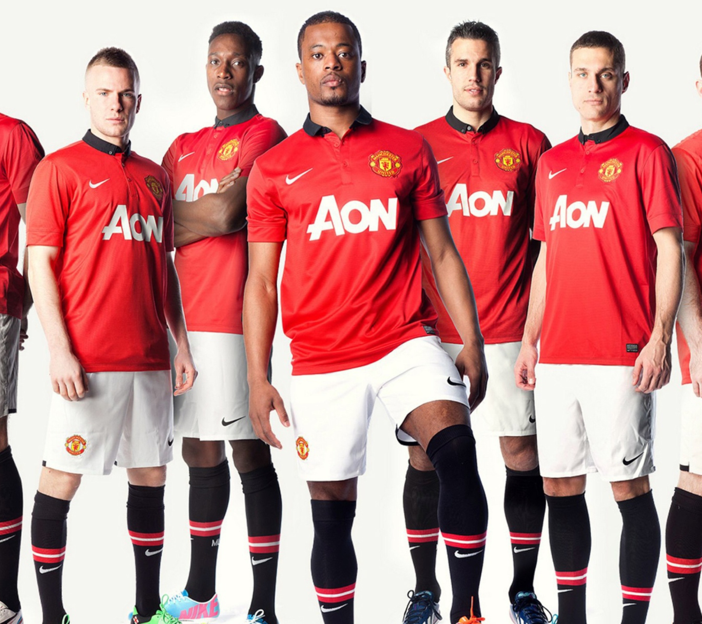 Das Manchester United Team 2013 Wallpaper 1440x1280