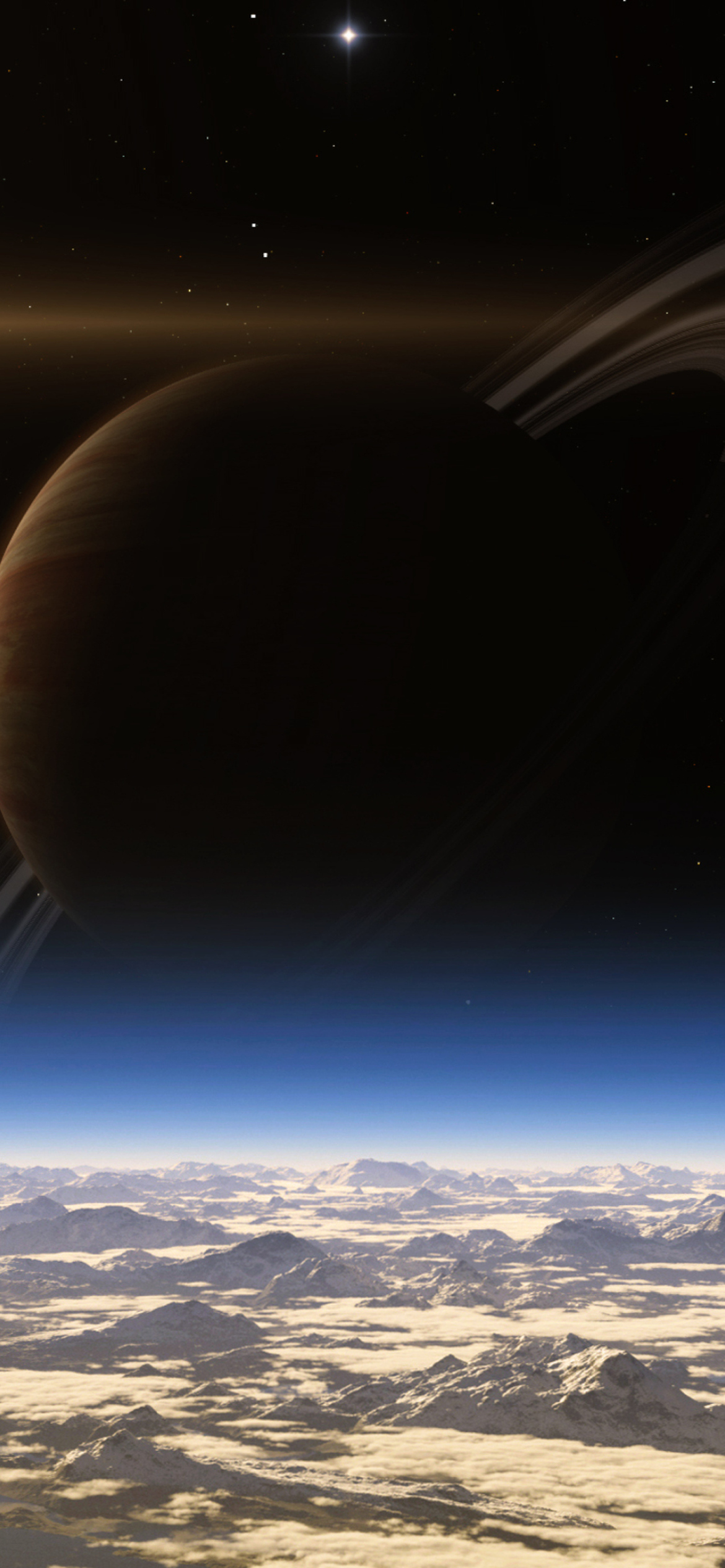 Sfondi Saturn - Planet with Ring 1170x2532