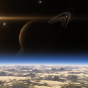 Fondo de pantalla Saturn - Planet with Ring 128x128