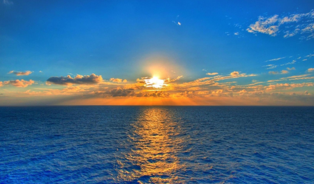 Fondo de pantalla Summer Sea Sunset 1024x600