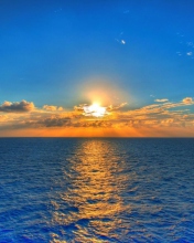Summer Sea Sunset screenshot #1 176x220