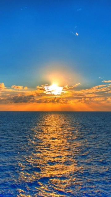 Summer Sea Sunset wallpaper 360x640