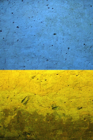Обои Ukraine Flag 320x480