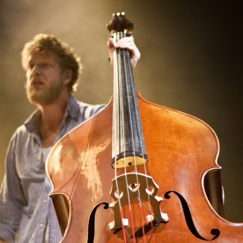 Man With Contrabass wallpaper 1024x1024