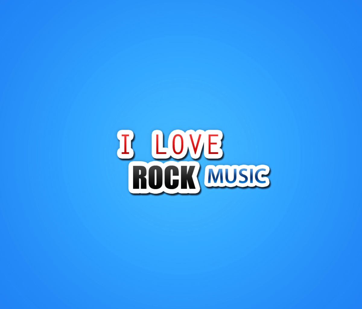 Das I Love Rock Music Wallpaper 1200x1024