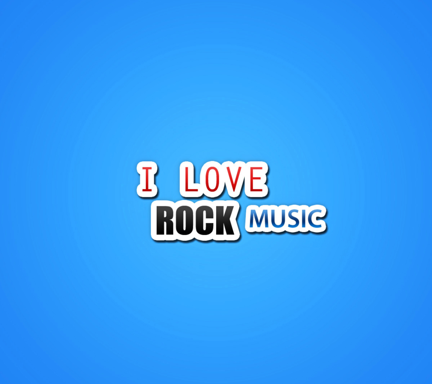 I Love Rock Music wallpaper 1440x1280