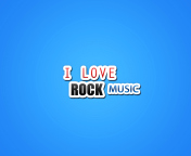 I Love Rock Music wallpaper 176x144