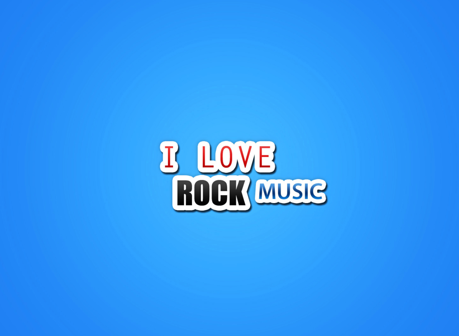 I Love Rock Music wallpaper 1920x1408