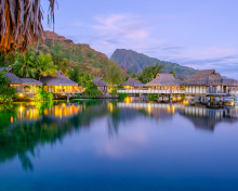 Fondo de pantalla French Polynesia Beach Resort 220x176