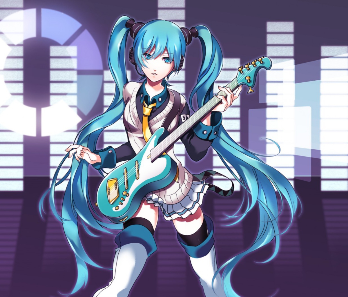 Screenshot №1 pro téma Hatsune Miku 1200x1024