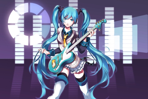 Das Hatsune Miku Wallpaper 480x320