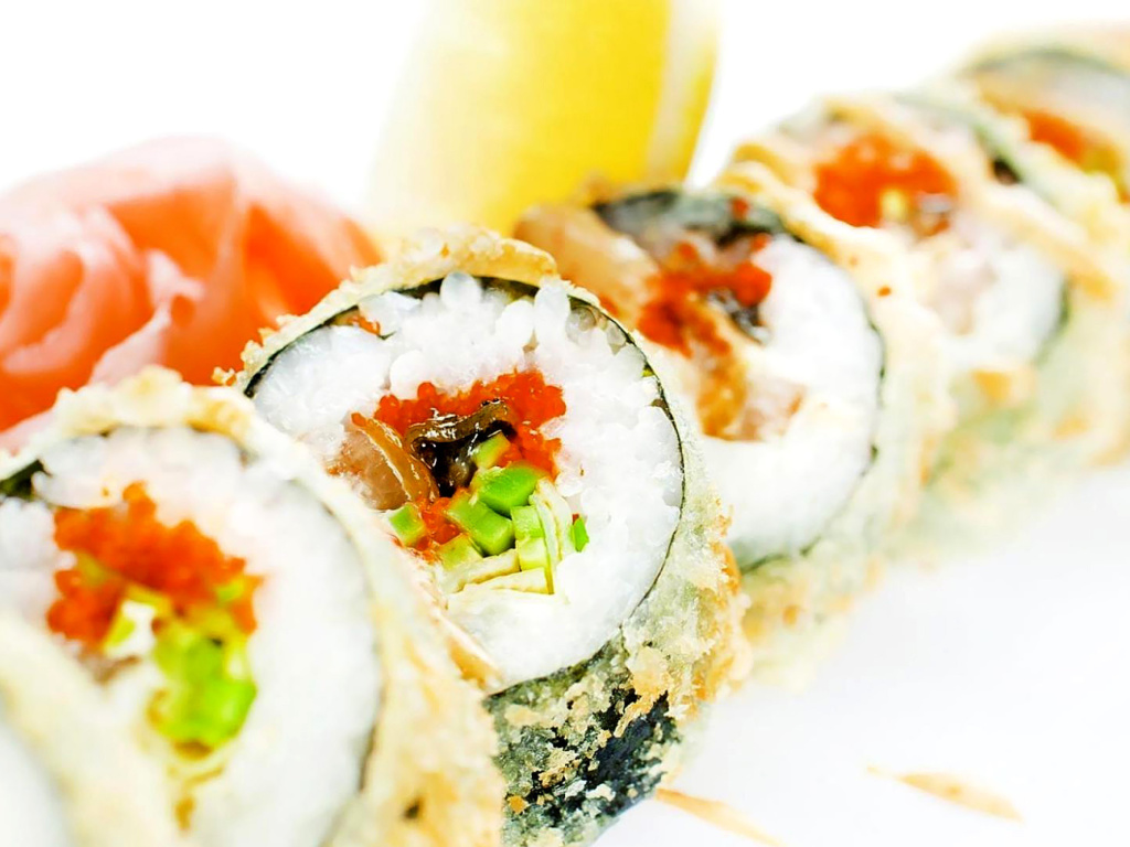 Sushi wallpaper 1024x768