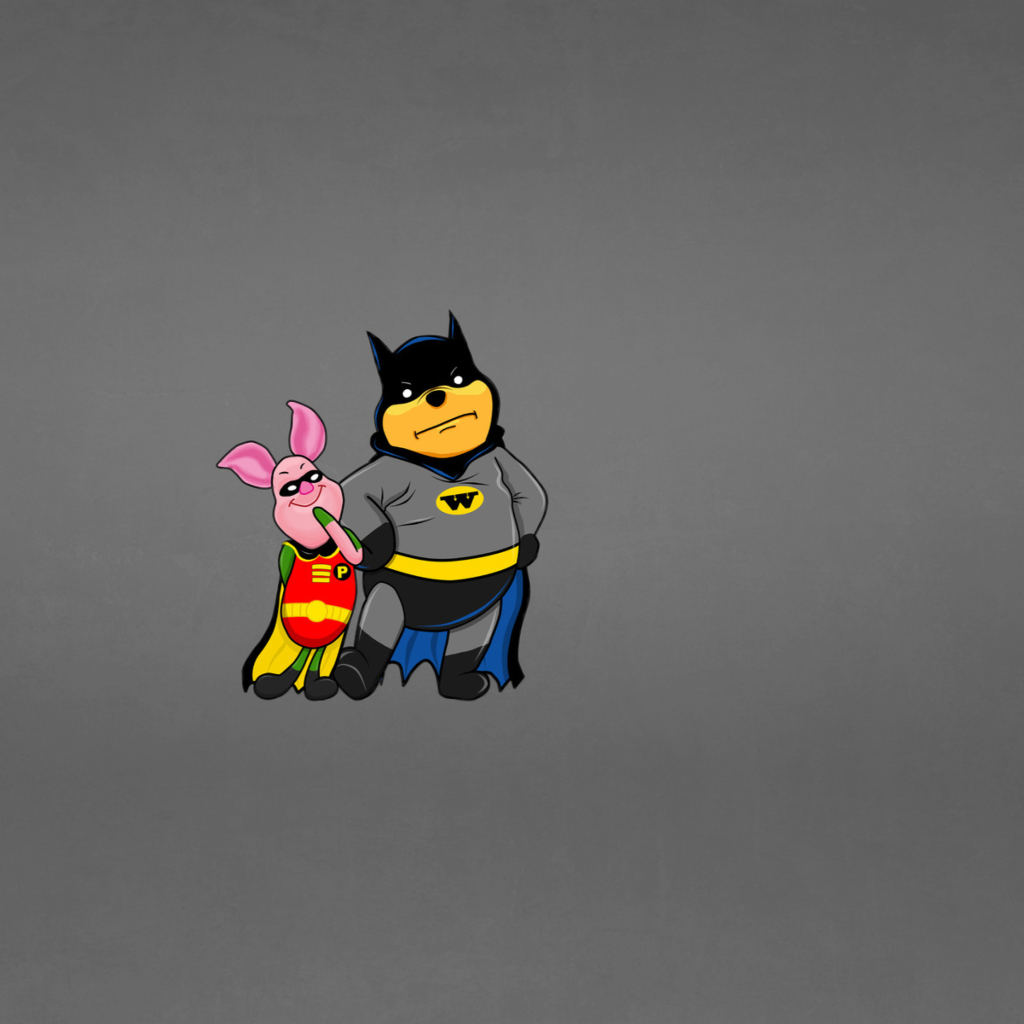 Обои Batman And Robin 1024x1024