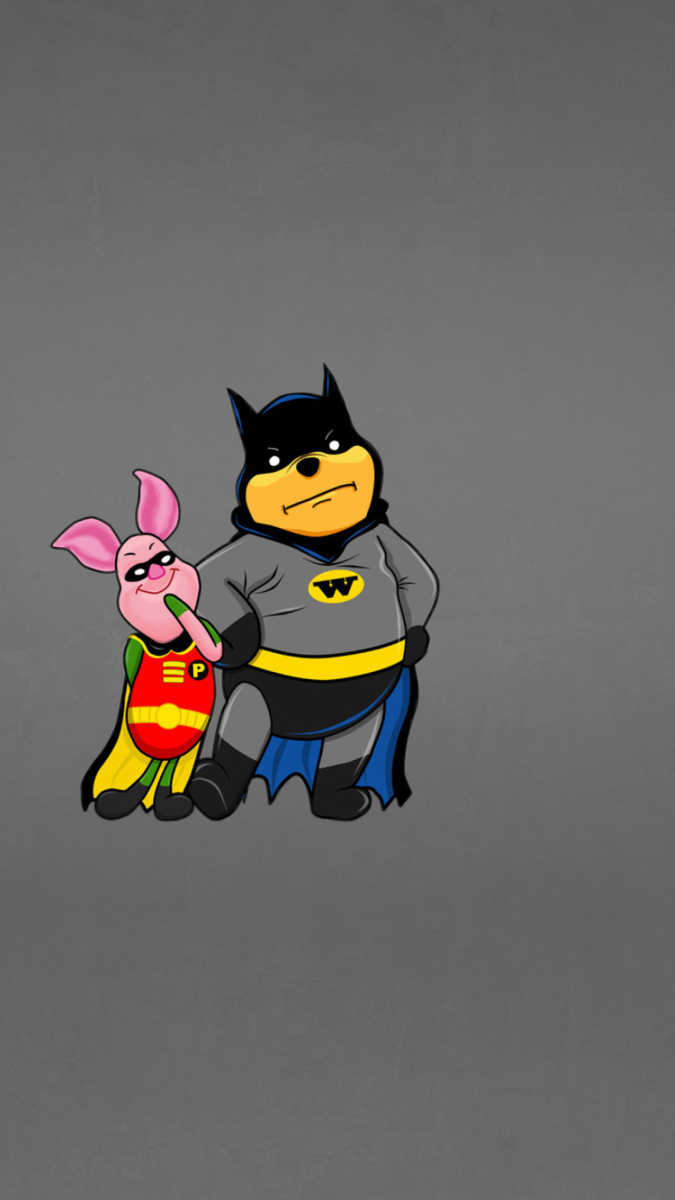 Fondo de pantalla Batman And Robin 750x1334