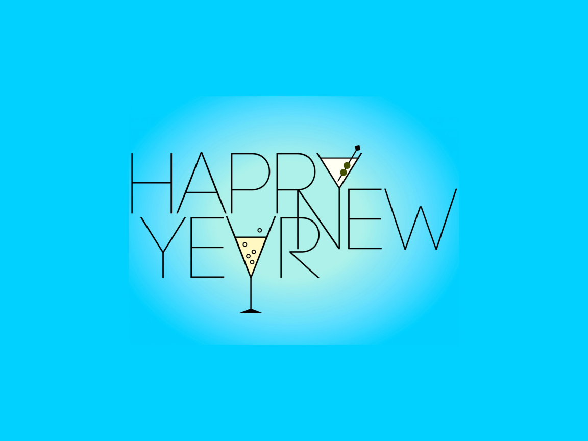 Das New Year's Greeting 2013 Wallpaper 1152x864