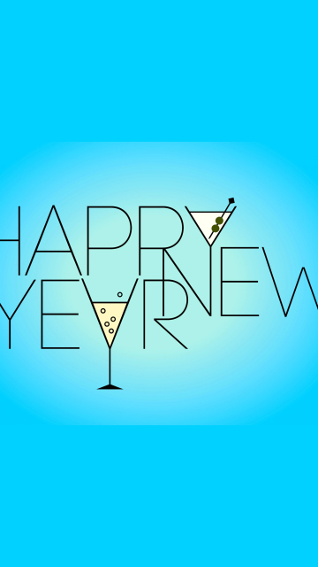 Das New Year's Greeting 2013 Wallpaper 360x640